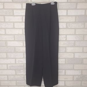 VTG Carole Little Super High Rise Black Dress Pants Size 8
